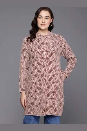 Cayman Women Woollen Longline Cardigan