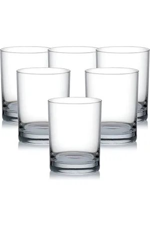 Ocean Transparent 6 Pieces Glossy Whisky Glasses 385ml