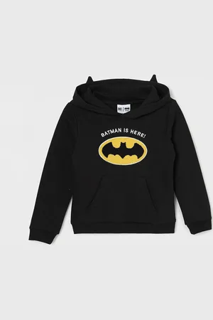 Lifestyle Boys Superhero Applique Cotton Sweatshirt