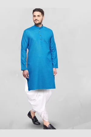 SHIWAM ETHNIX Polka Dots Printed Straight Kurta with Dhoti Pants
