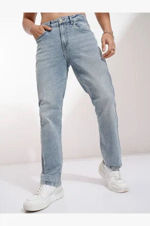 Highlander Men Straight Fit Heavy Fade Stretchable Jeans
