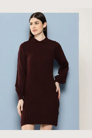 Chemistry Self-Striped Jumper Midi Dress