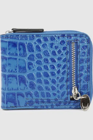 Hidesign Women Animal Textured Leather Zip Around Wallet