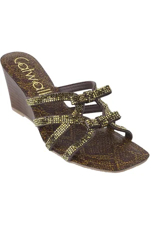 Catwalk Women Embellished Wedge Mules