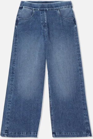 Allen Solly Girls Low Distress Light Fade Jeans