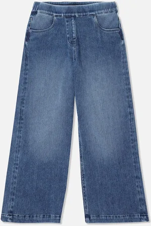 Allen Solly Girls Low Distress Light Fade Jeans