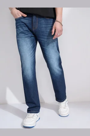 Highlander Men Cotton Relaxed Fit Light Fade Jeans