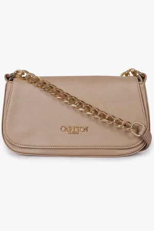 Carlton London Women Solid Crossbody Leather Sling Bag