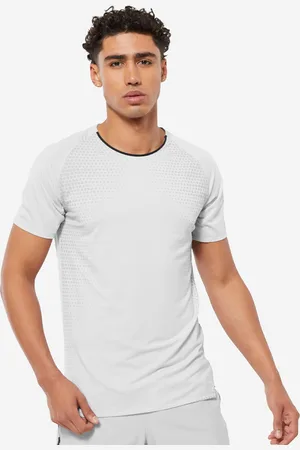 DECATHLON Men Polka Dots Printed Round Neck T-shirt