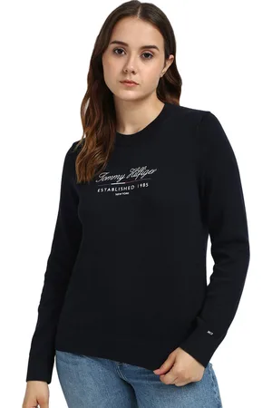 Tommy Hilfiger Solid Women Typography Cardigan