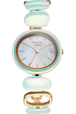 Titan Women Brass Dial & Bracelet Style Straps Analogue Watch