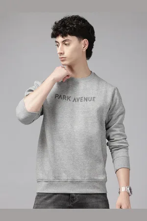 Park Avenue Brand Logo Printed Pullover Sweatshirt