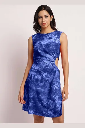 Erotissch Women Tie and Dye Printed Fit & Flare Dress