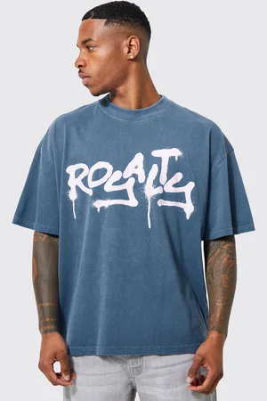 Boohoo Oversized Pure Cotton Overdyed T-shirt