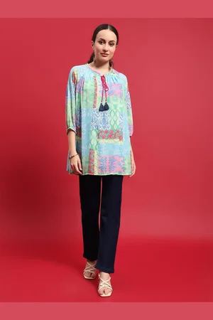 Shree Women Abstract Printed Tunic