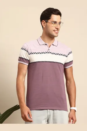Mast & Harbour Men Colourblocked Polo Collar T-shirt