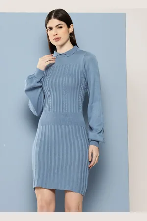 Chemistry Self-Striped Jumper Midi Dress