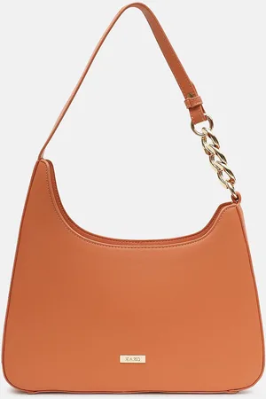 Kazo Women Textured Solid Half Moon Shoulder Bag