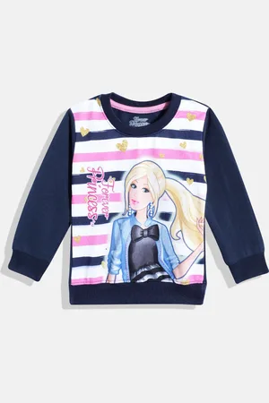 Eteenz Girls Cotton Printed Sweatshirt