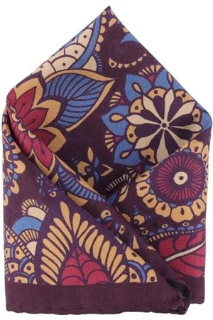 The Tie Hub Printed Silk Pocket Squares