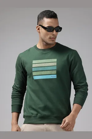 Park Avenue Stripe Detail Round Neck Sweatshirt