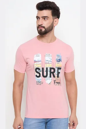 Duke Men Typography Printed Round Neck Cotton Slim Fit T-shirt