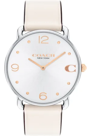 Coach Women Elliot Dial & Leather Straps Analogue Watch 14504200
