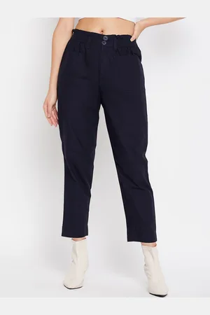MADAME Women Mid-Rise Trousers