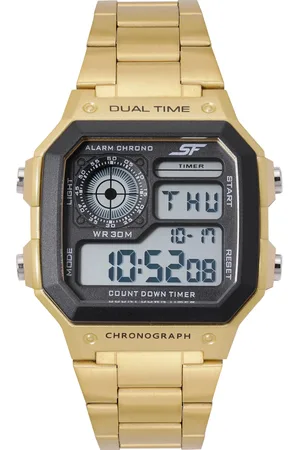 Sonata Unisex SF Digital Chronograph Watch 77134PM03W