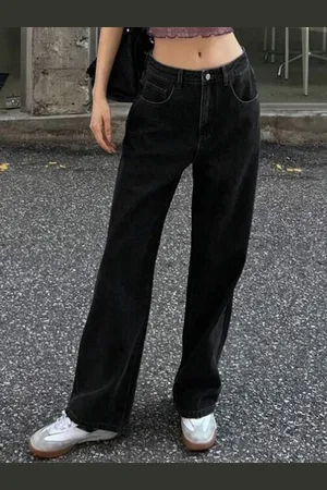 KOTTY Women Jean Straight Fit High-Rise Stretchable Jeans