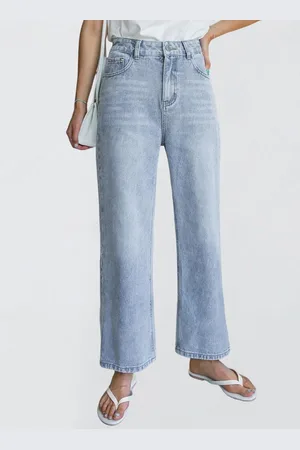 KOTTY Women Jean Straight Fit High-Rise Stretchable Jeans