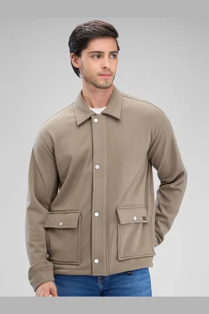 SPYKAR Men Typography Printed Pocket Detailing Casual Shacket