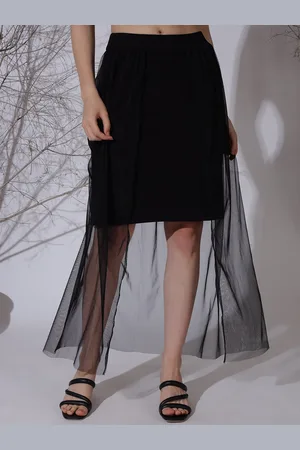 NEUDIS Women A-Line Above Knee-Length Skirts