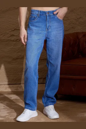 DENNISON Men Korean Light Fade Baggy Fit Pure Cotton Jeans