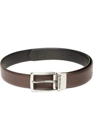 Woodland Men Leather Reversible Formal Belt