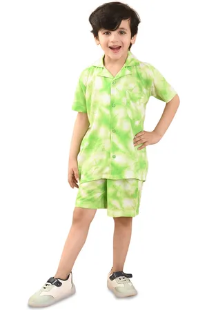 Superminis Boys Printed Shirt with Shorts