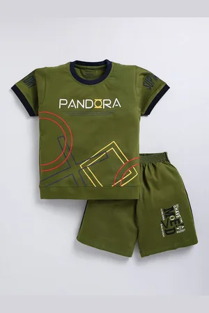 Zeal Boys Printed Pure Cotton T-shirt with Shorts