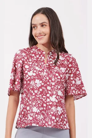 FableStreet Women Floral Printed Round Neck Top