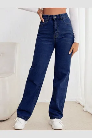 KOTTY Women Jean Straight Fit High-Rise Stretchable Jeans