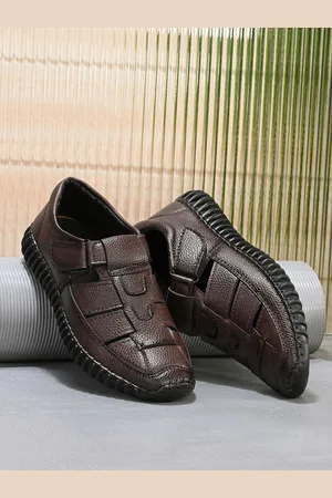 Anouk Men PU Memory Foam Fisherman Sandals