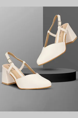 DressBerry PU Party Block Mules