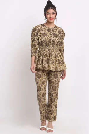 Kalini Printed Pure Cotton Top & Trouser