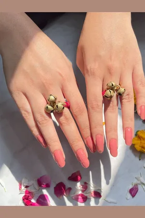ISHKAARA Gold-Plated Aarti Ring With Musical Sound Finger Ring