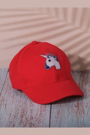 DukieKooky Kids Unicorn Embroidered Cotton Baseball Cap