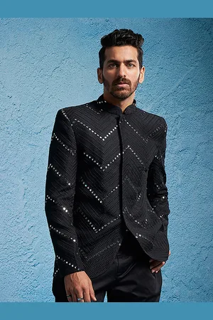 Vastramay Men Slim Fit Bandhagala Blazer
