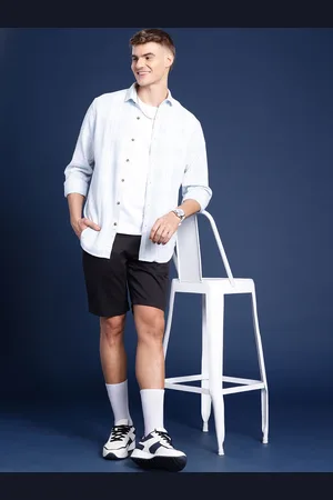 Mast & Harbour Men Pure Cotton Shorts