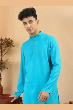 TATTVA Geometric Printed Thread Work Pure Cotton Kurta with Pyjamas
