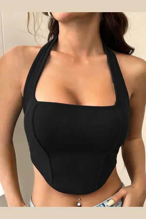 HERE&NOW Women Sleeveless Solid Tank Top