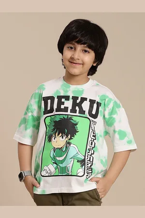 Kidsville Boys Naruto Graphic Printed Round Neck Cotton Oversized T-shirt