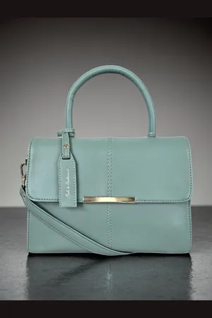 Mast & Harbour Women PU Structured Sling Bag with Tasselled